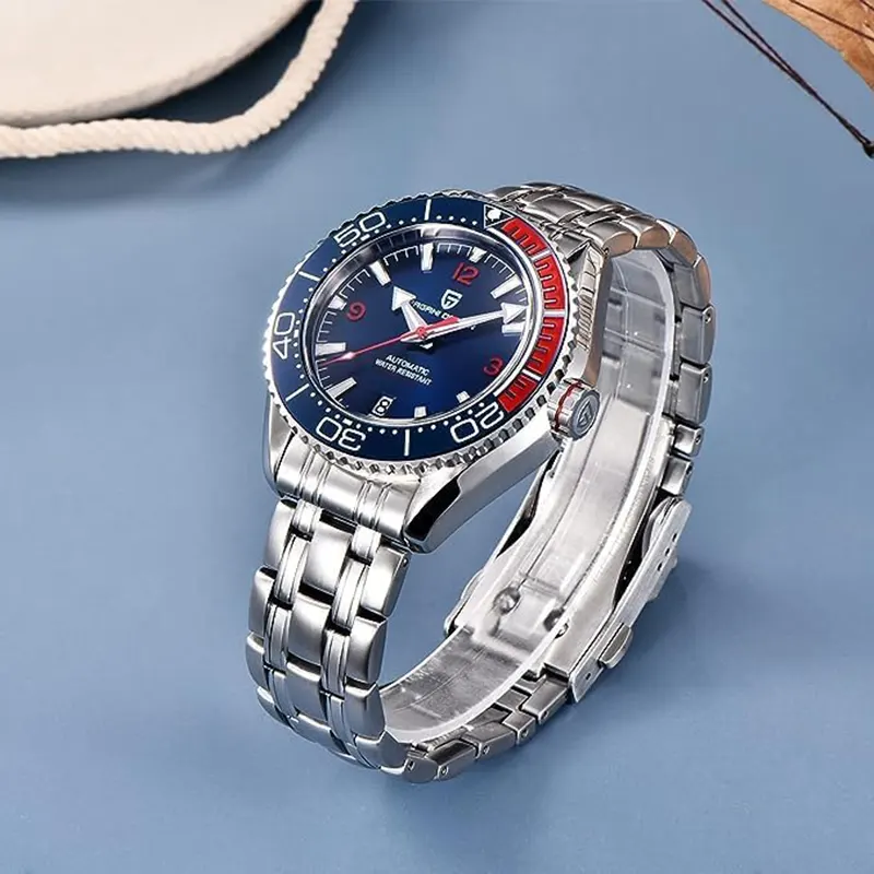 Pagani Design PD-1679 Seamaster Planet Ocean Blue Dial Men's Watch